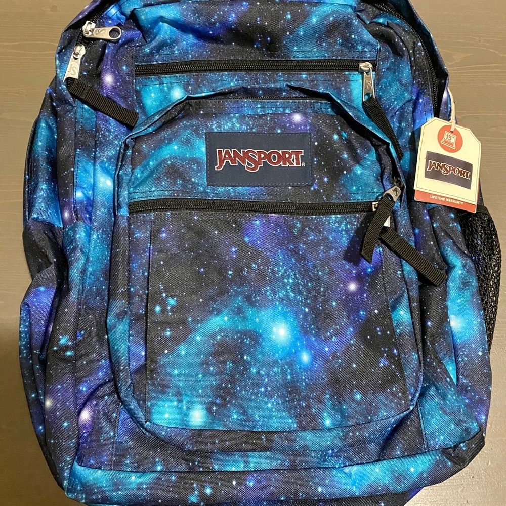 NWT JANSPORT BIG STUDENT GALAXY BACKPACK